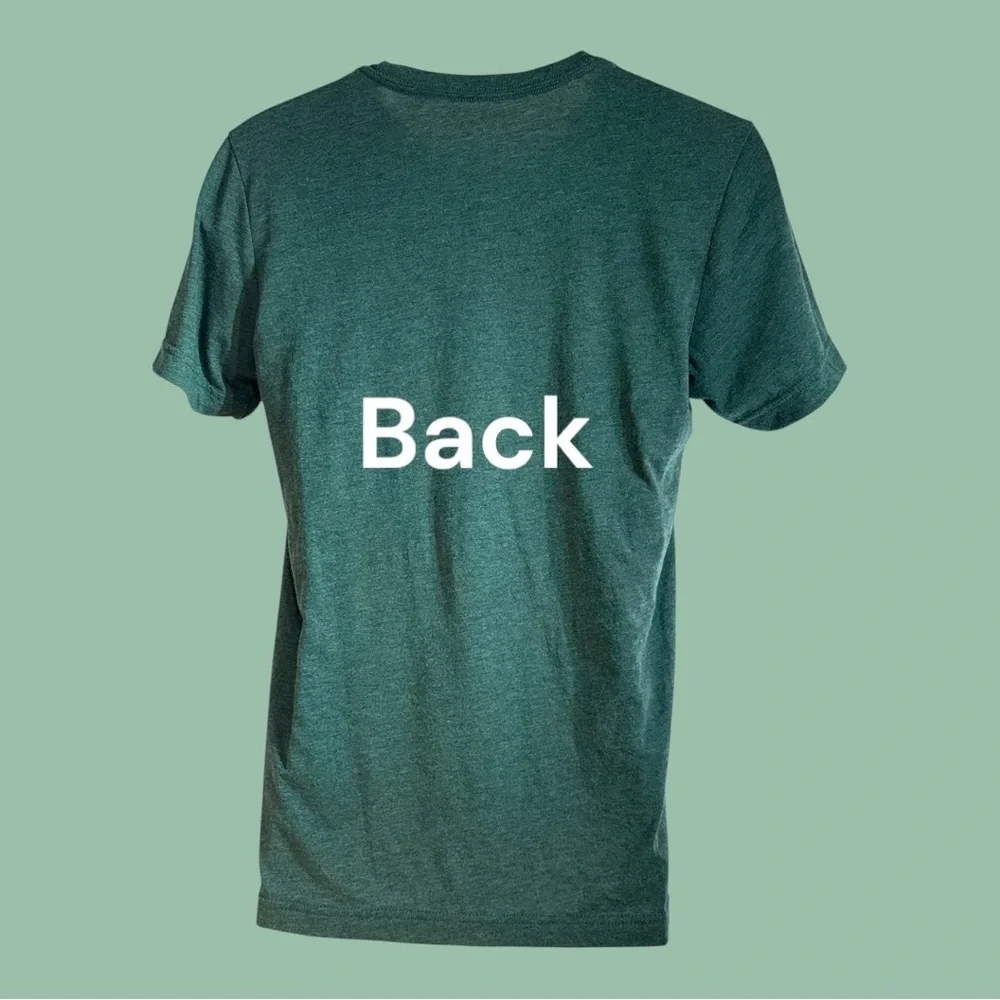 Men’s Graohic Tee Shirt Dark Green Garden & Fun Club ATL GA Size M